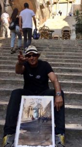 Alvaro on Steps